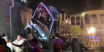 ଯାଜପୁରରେ ବସ୍ ଓଲଟିବା ଘଟଣା ,  ୫ ମୃତ, ୪୬  ଆହତ