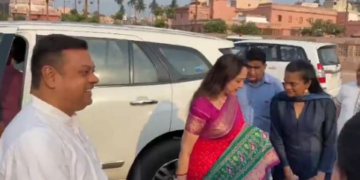 ଶ୍ରୀକ୍ଷେତ୍ରରେ ହୋଲି ପାଳିଲେ ବିଜେପି ସାଂସଦ ହେମାମାଳିନୀ ଶ୍ରୀକ୍ଷେତ୍ରରେ ହୋଲି ପାଳିଲେ ବିଜେପି ସାଂସଦ ହେମାମାଳିନୀ
