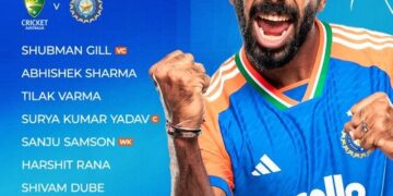 ଟସ ଜିତିଲା ଅଷ୍ଟ୍ରେଲିଆ : ବ୍ୟାଟିଂ କରିବ ଭାରତ ଟସ ଜିତିଲା ଅଷ୍ଟ୍ରେଲିଆ : ବ୍ୟାଟିଂ କରିବ ଭାରତ