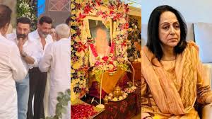 ଧର୍ମେନ୍ଦ୍ରଙ୍କ ପ୍ରାର୍ଥନା ସଭା:  ହେମା ମାଳିନୀ ଓ ଉଭୟ ଝିଅ ଅନୁପସ୍ଥିତ