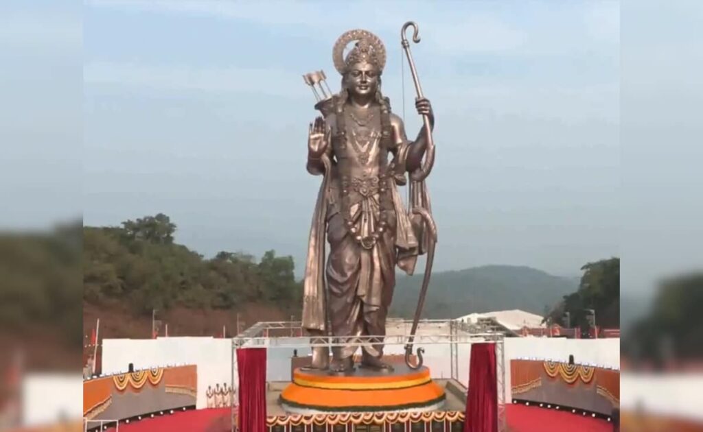 ଭଗବାନ ରାମଙ୍କର ୭୭ ଫୁଟ୍‌ ଉଚ୍ଚତା ମୂର୍ତ୍ତି
