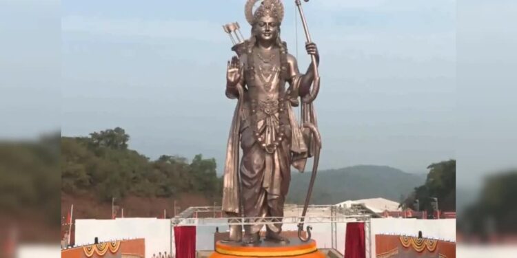 ଭଗବାନ ରାମଙ୍କର ୭୭ ଫୁଟ୍‌ ଉଚ୍ଚତା ମୂର୍ତ୍ତି