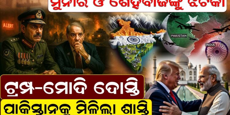 ପାକିସ୍ତାନକୁ ଟ୍ରମ୍ପଙ୍କ ଚୋଟ. ମୁନୀର ଛଟପଟ !