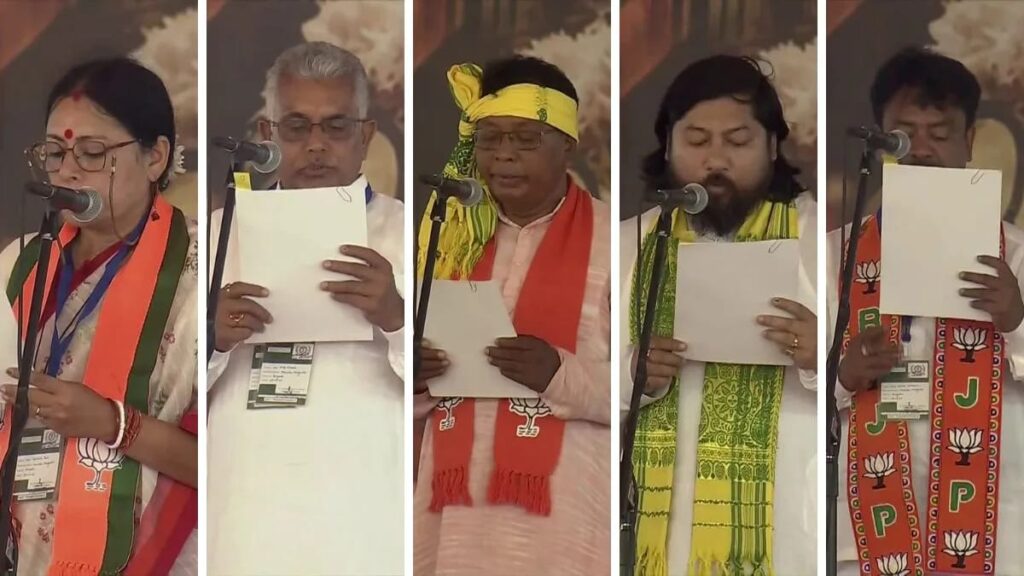 ଶୁଭେନ୍ଦୁ ଅଧିକାରୀଙ୍କ ସହିତ ଶପଥ ନେଇଥିବା ପାଞ୍ଚ ଜଣ ମନ୍ତ୍ରୀ କିଏ ?