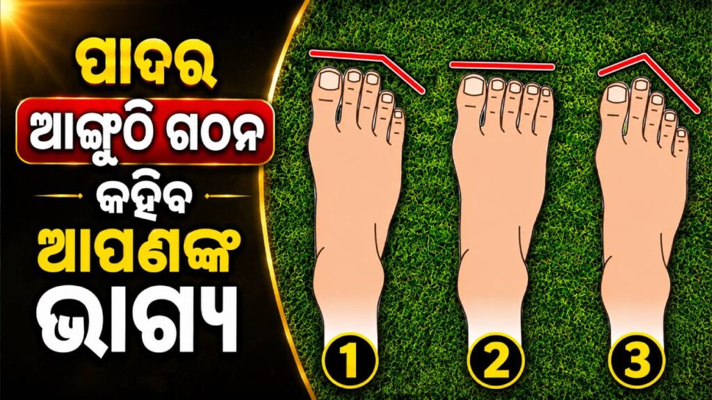 ଆପଣଙ୍କ ପାଦର ଆଙ୍ଗୁଠି ଗଠନ କହିବ ଆପଣଙ୍କ ଭାଗ୍ୟରେ କ’ଣ ଅଛି?